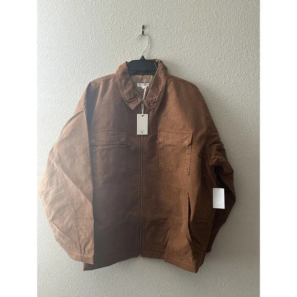 GOOD AMERICAN Women's Chore Dropped Shoulder Utility Jacket